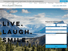 Tablet Screenshot of millpointdentalcenter.com